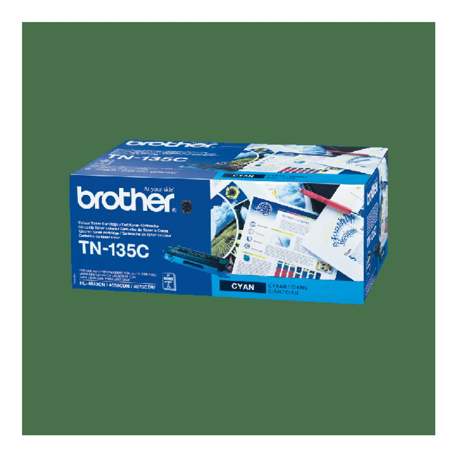 Lasertoner Brother TN-135C cyan