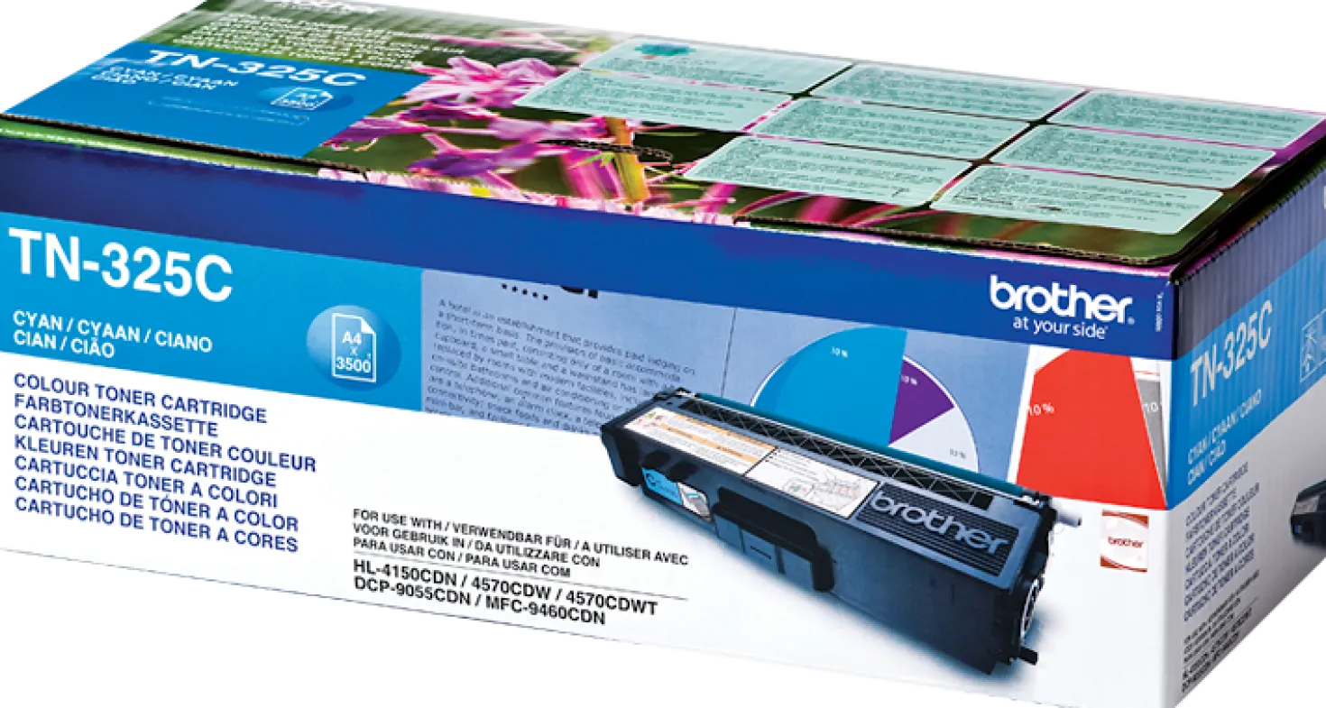 Lasertoner Brother Tn-325C Cyan