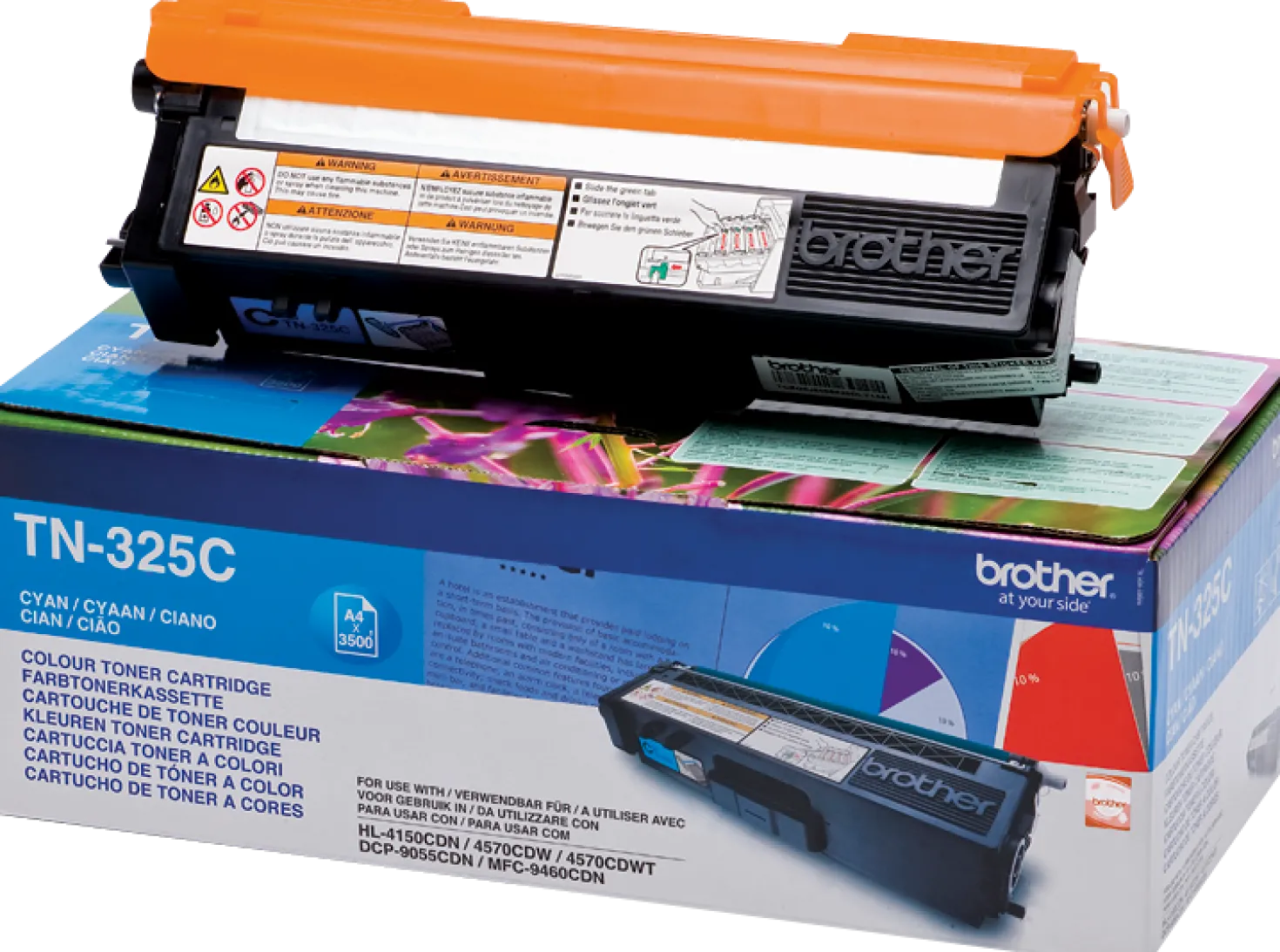 Lasertoner Brother Tn-325C Cyan