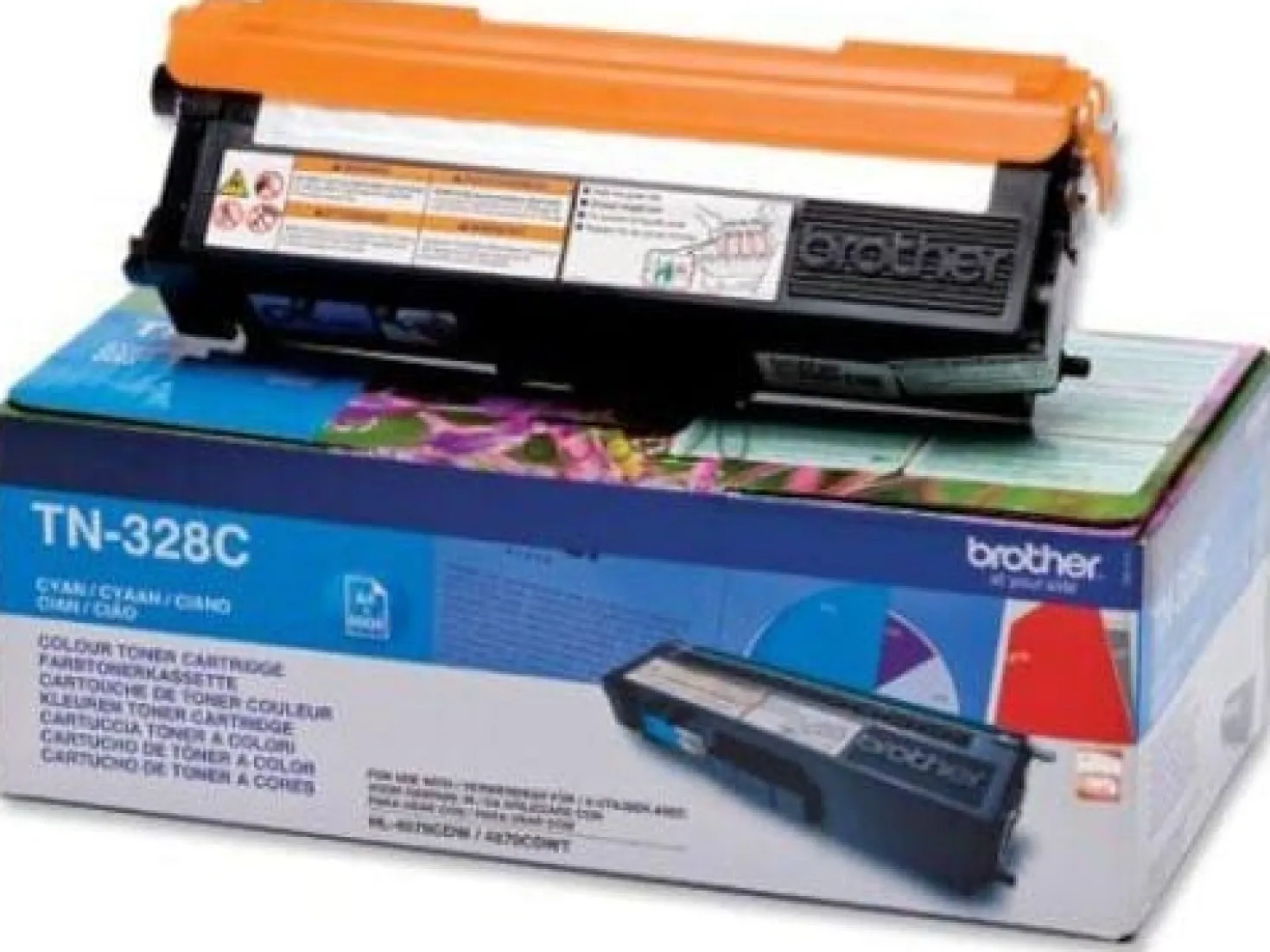Lasertoner Brother TN-328C cyan