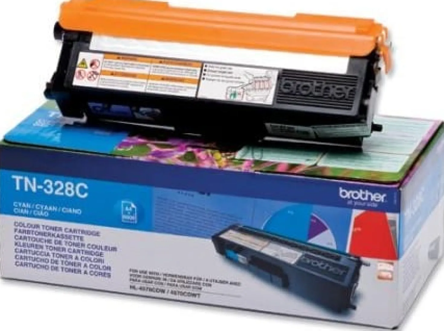 Lasertoner Brother TN-328C cyan