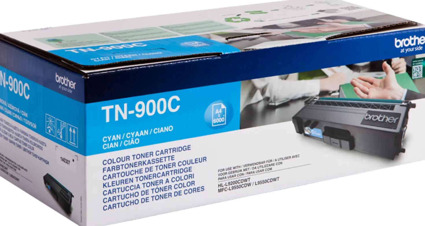 Lasertoner Brother TN-900C cyan