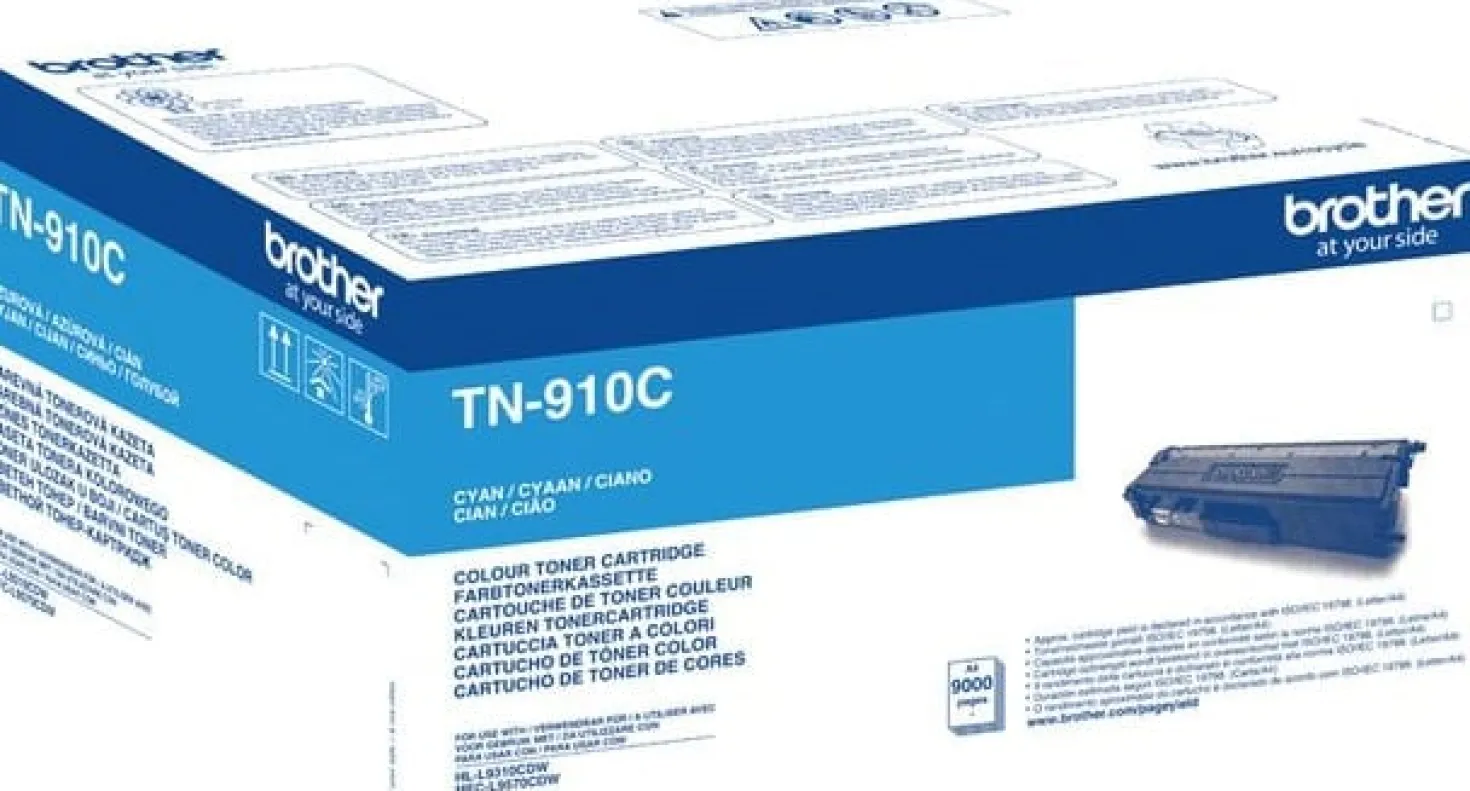 Lasertoner Brother TN910C cyan