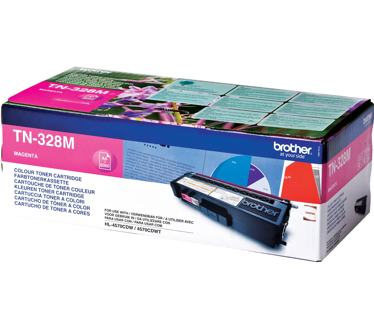 Lasertoner Brother TN-328M magenta