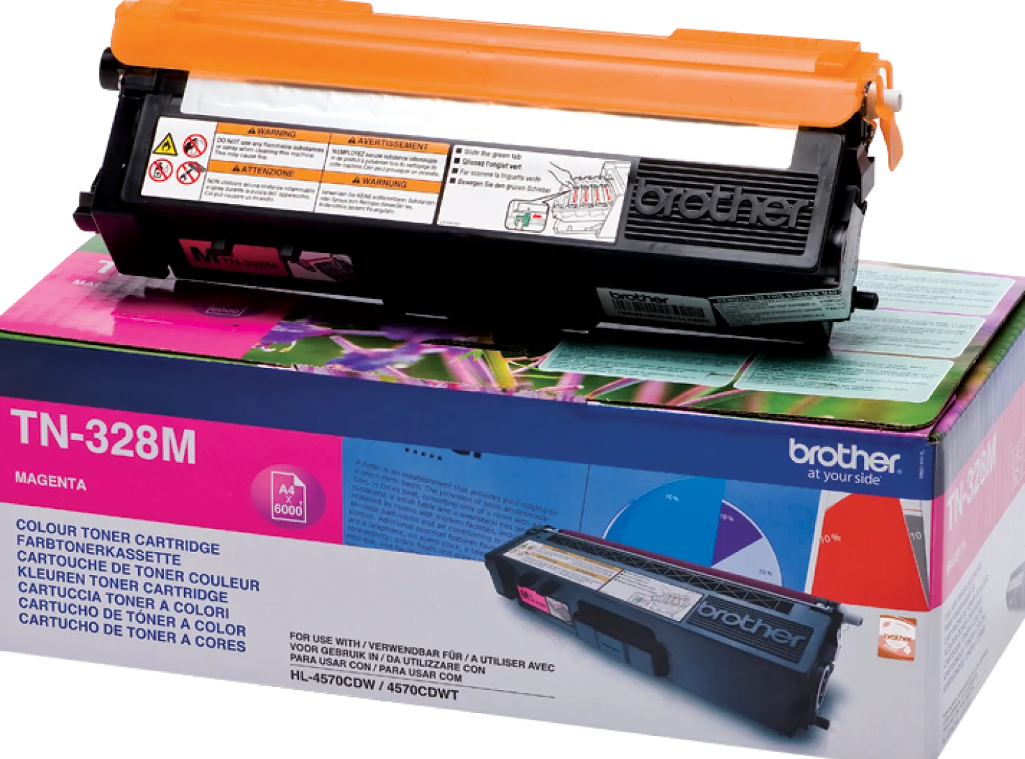Lasertoner Brother TN-328M magenta