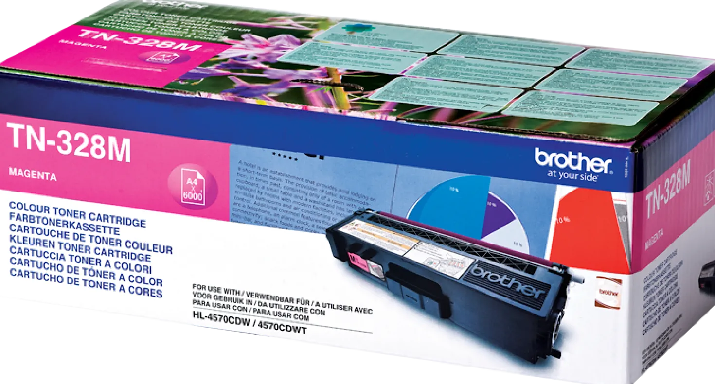 Lasertoner Brother TN-328M magenta