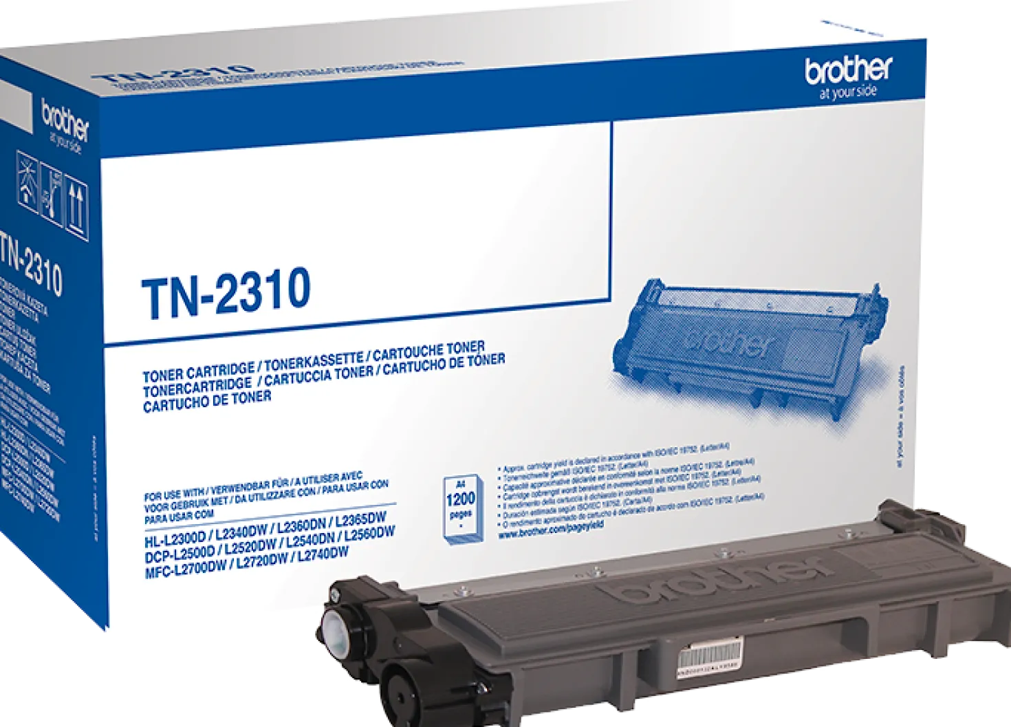 Lasertoner Brother TN-2310 svart