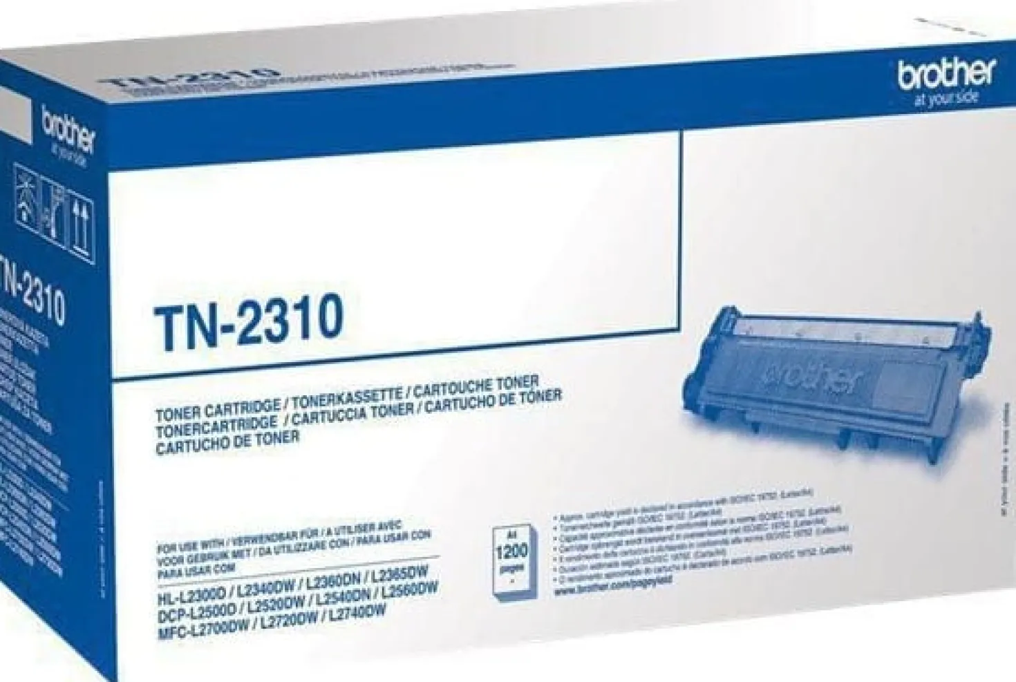 Lasertoner Brother TN-2310 svart