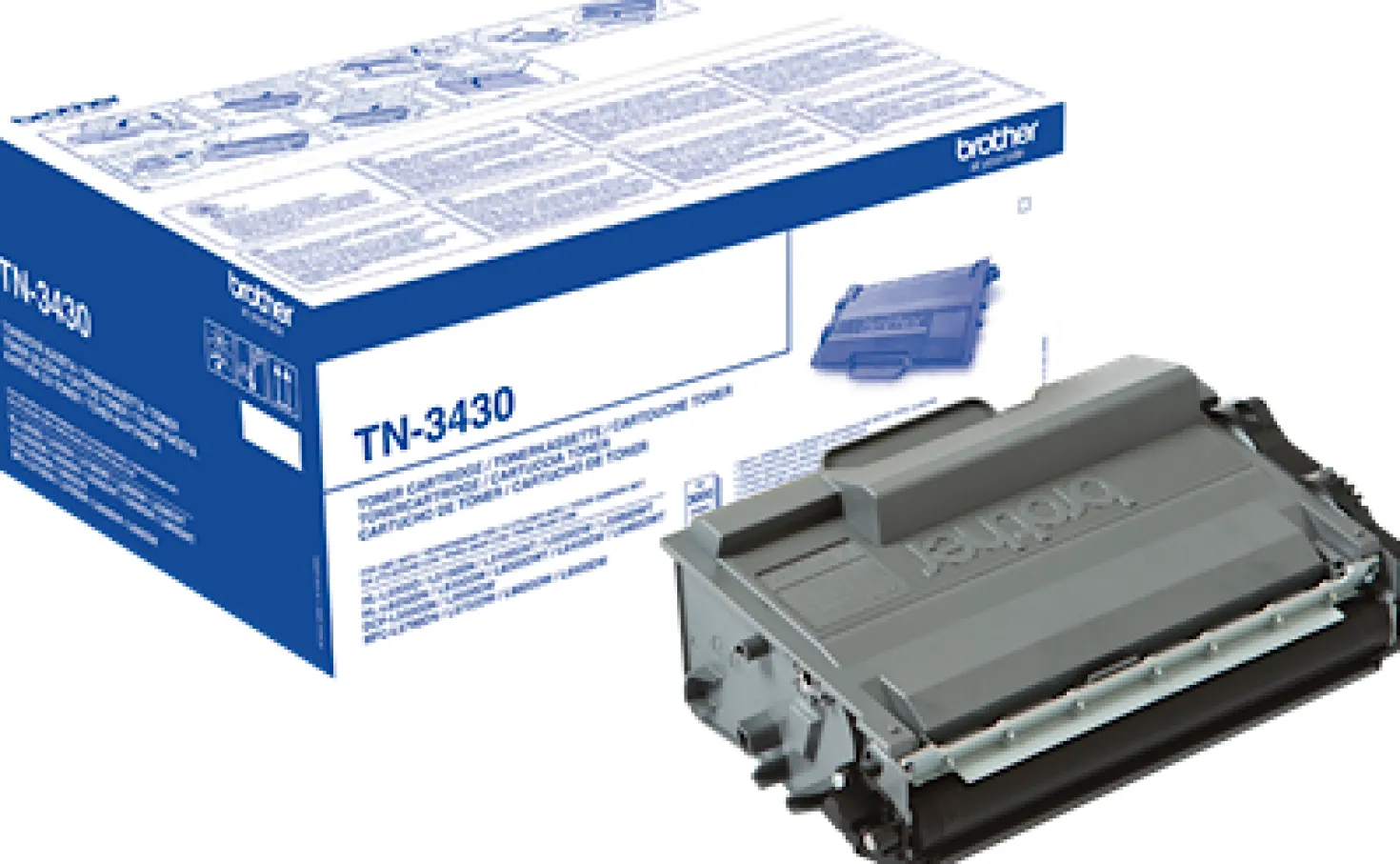 Lasertoner Brother TN-3430 svart