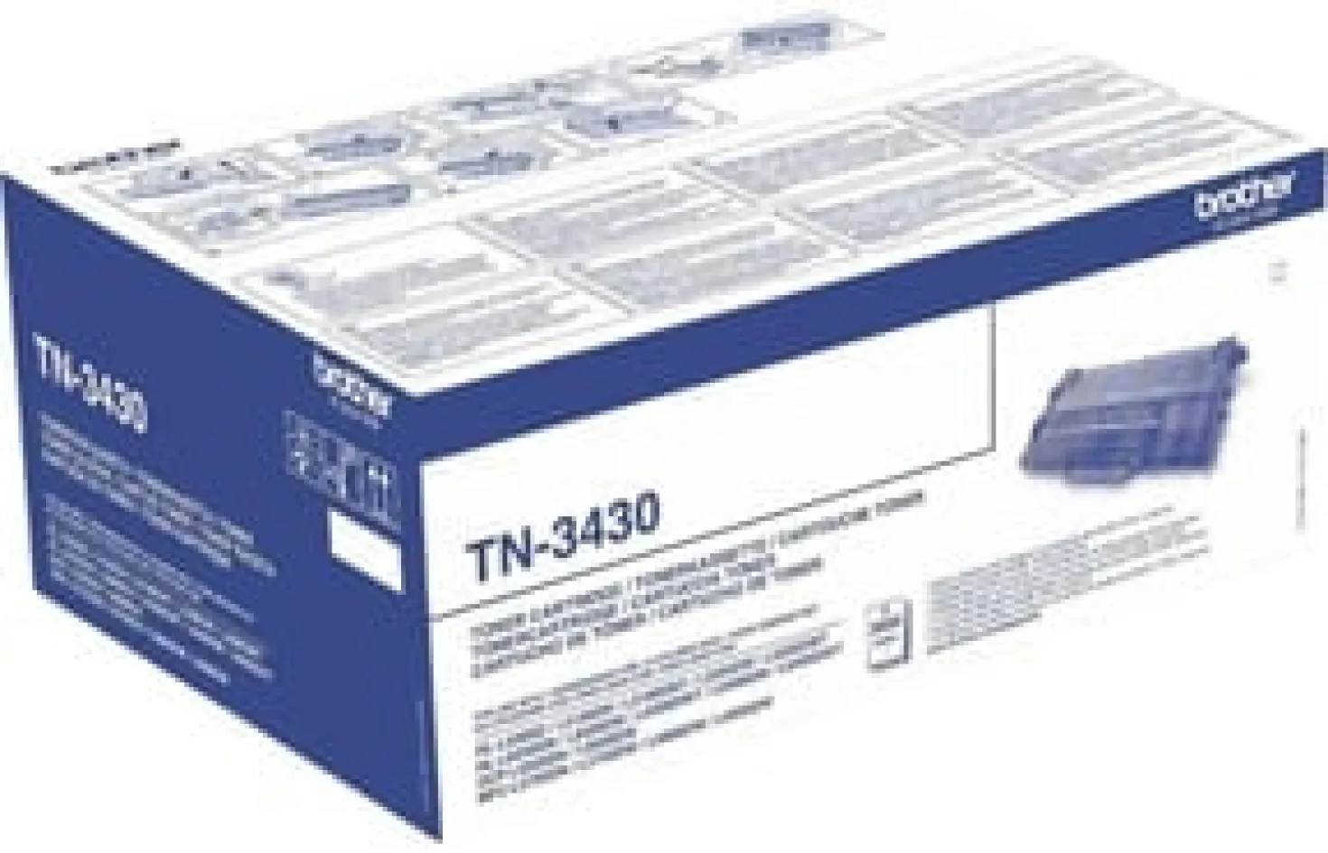 Lasertoner Brother TN-3430 svart