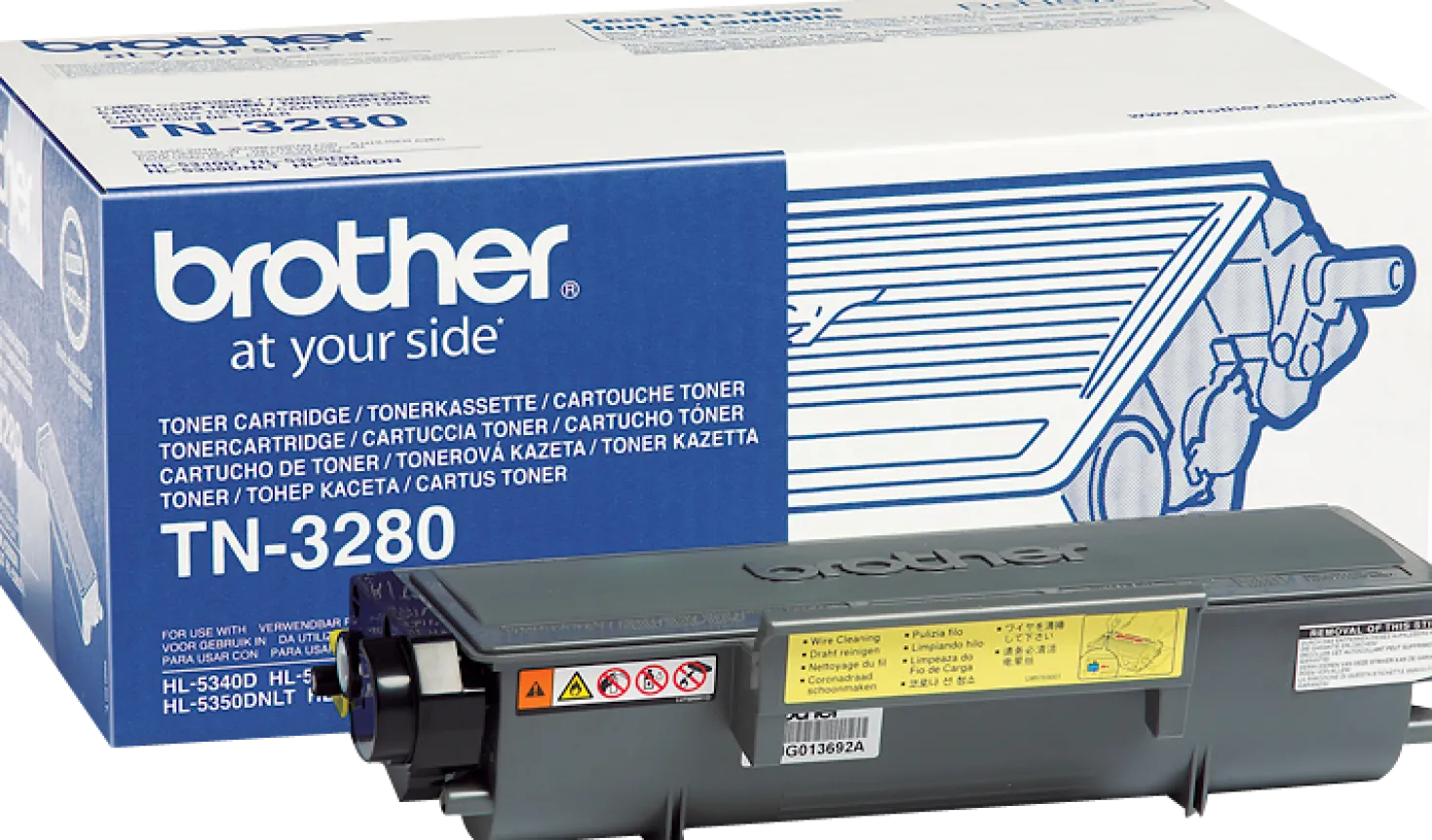 Lasertoner Brother TN-3280 Svart