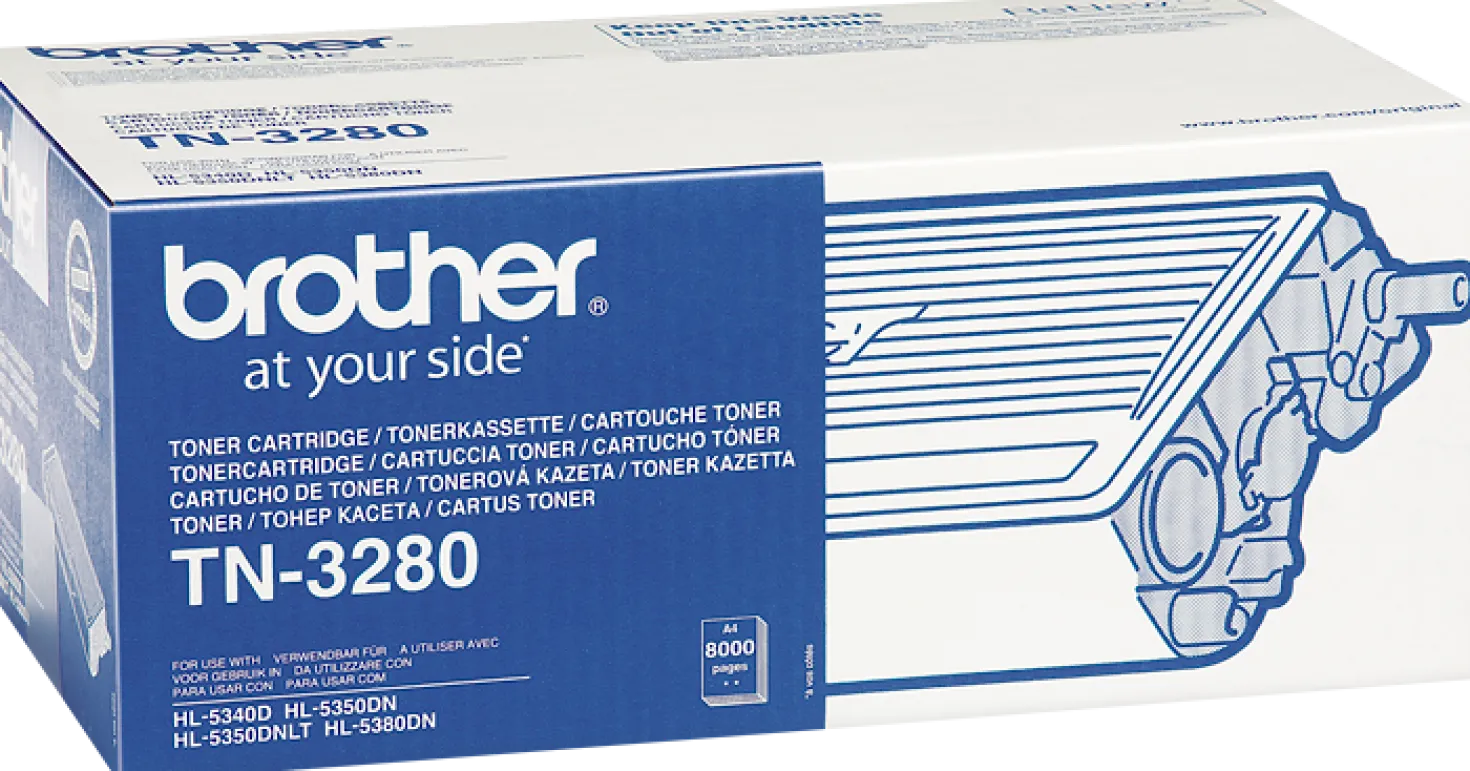 Lasertoner Brother TN-3280 Svart