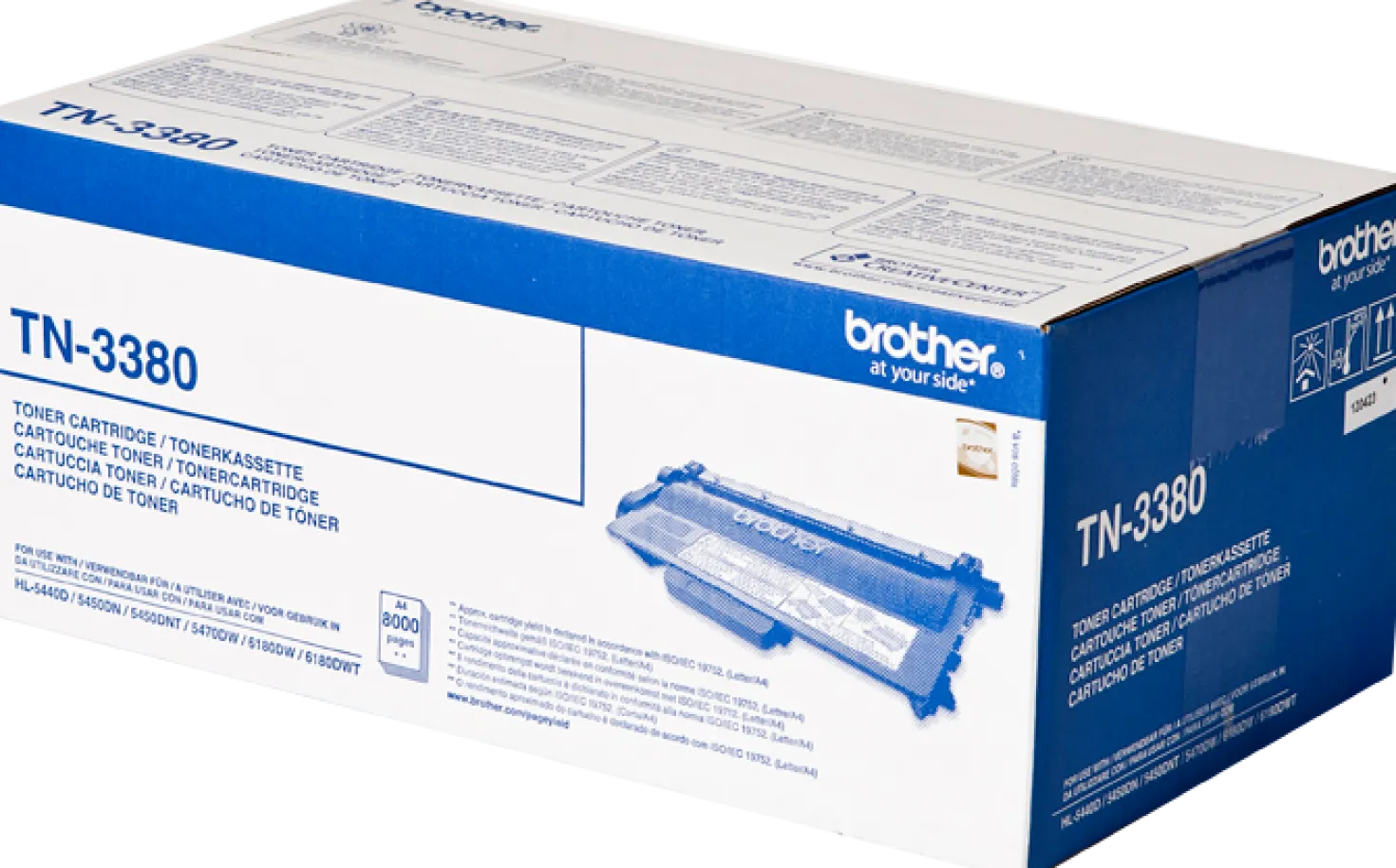 Lasertoner Brother TN-3380 svart