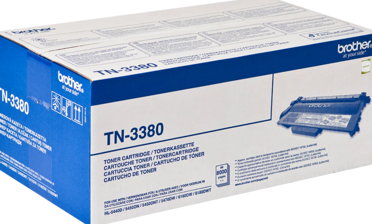 Lasertoner Brother TN-3380 svart