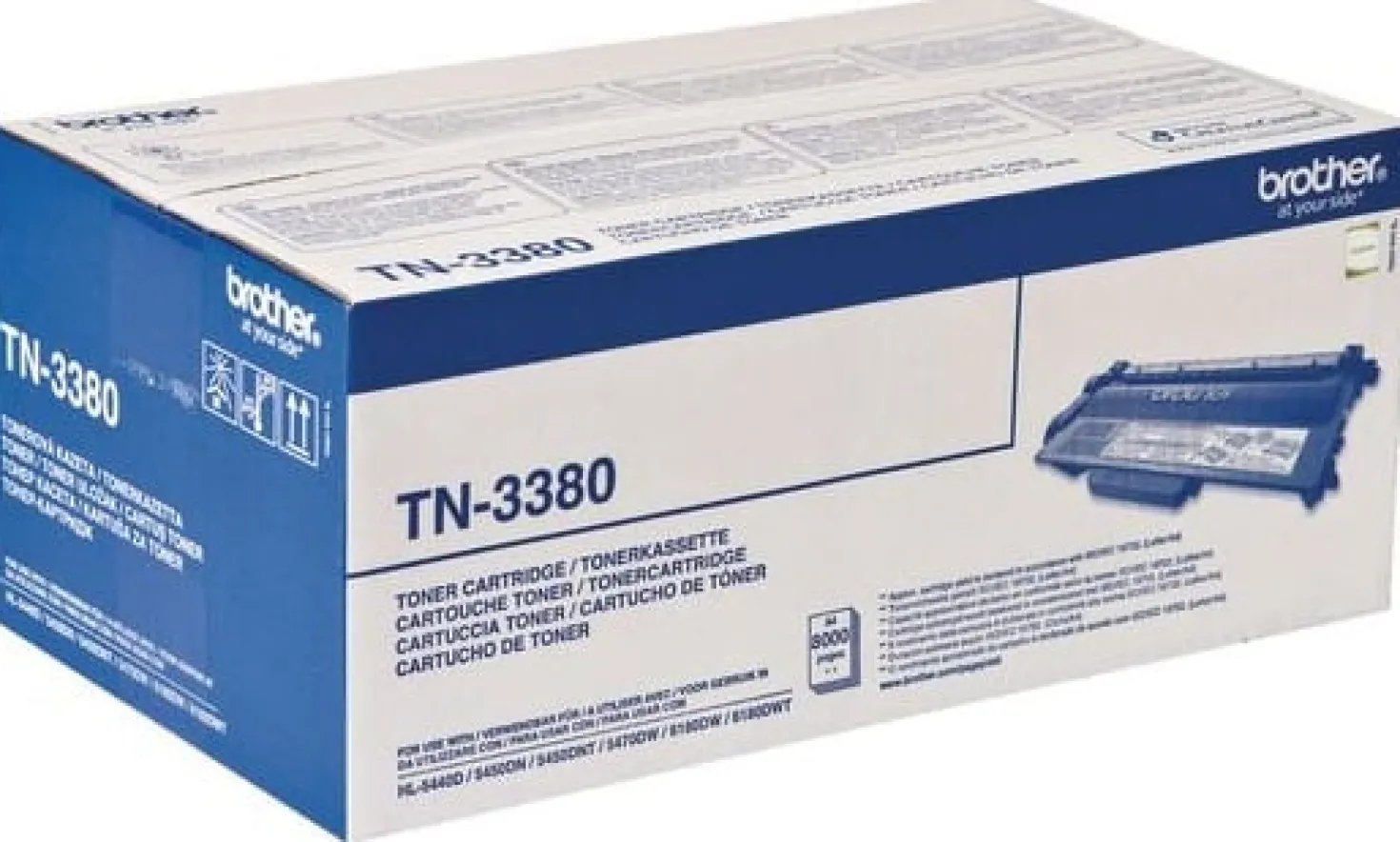 Lasertoner Brother TN-3380 svart
