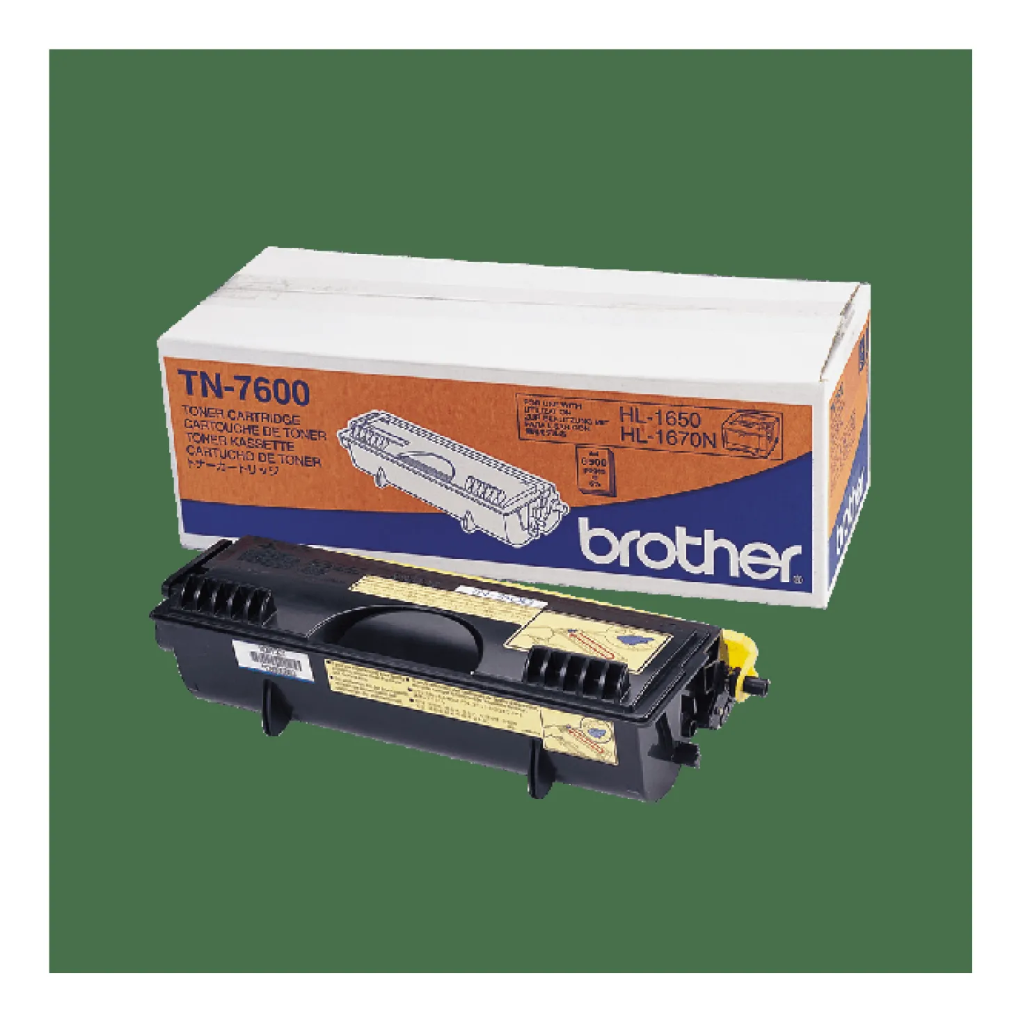 Lasertoner Brother TN-7600 svart