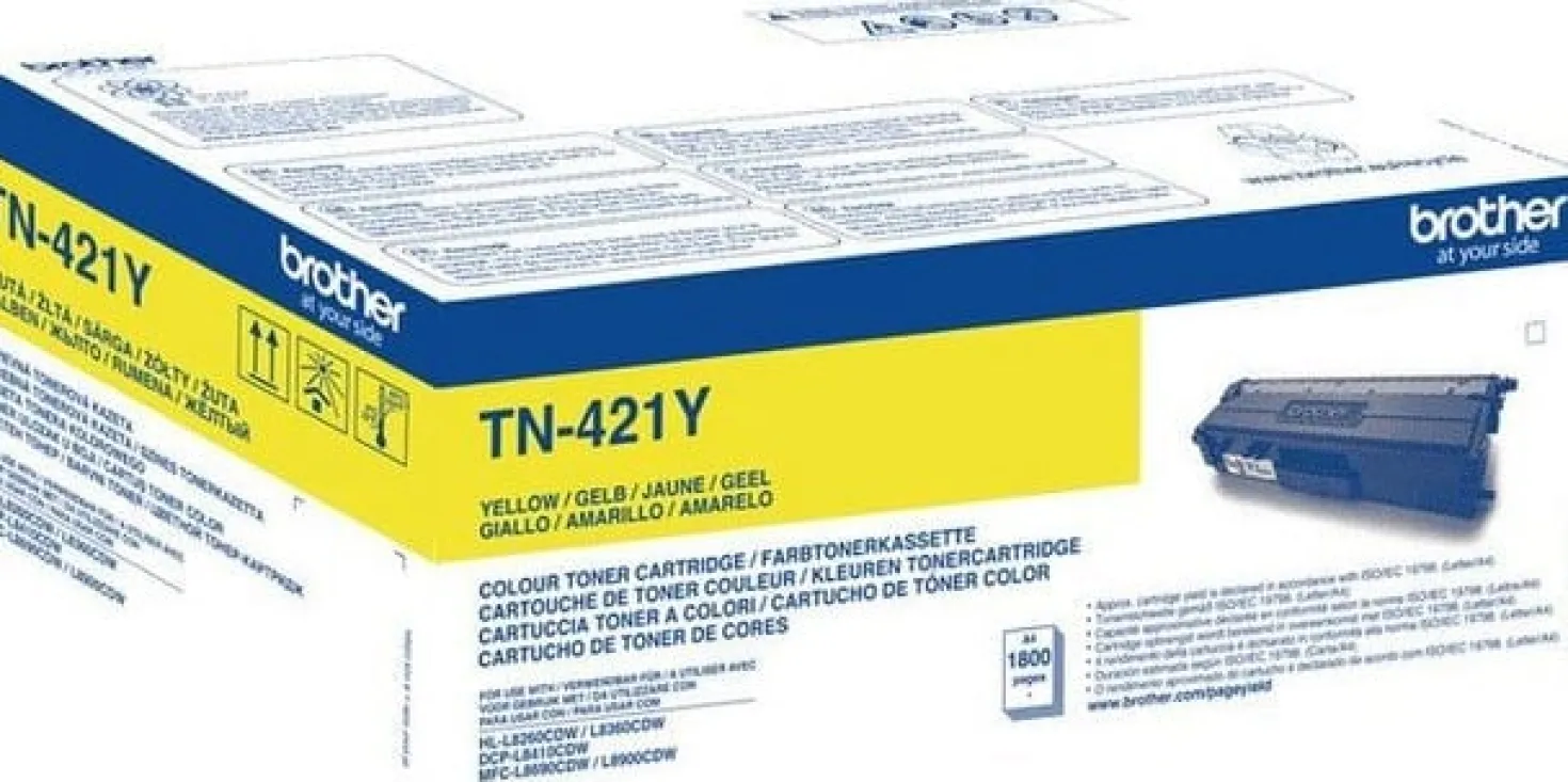 Lasertoner Brother TN-421Y gul