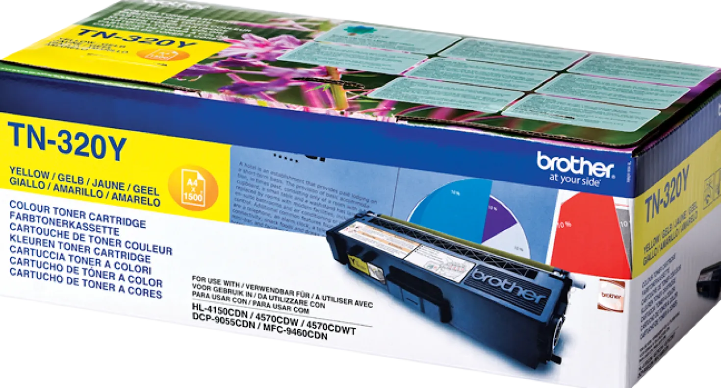 Lasertoner Brother TN-328Y gul