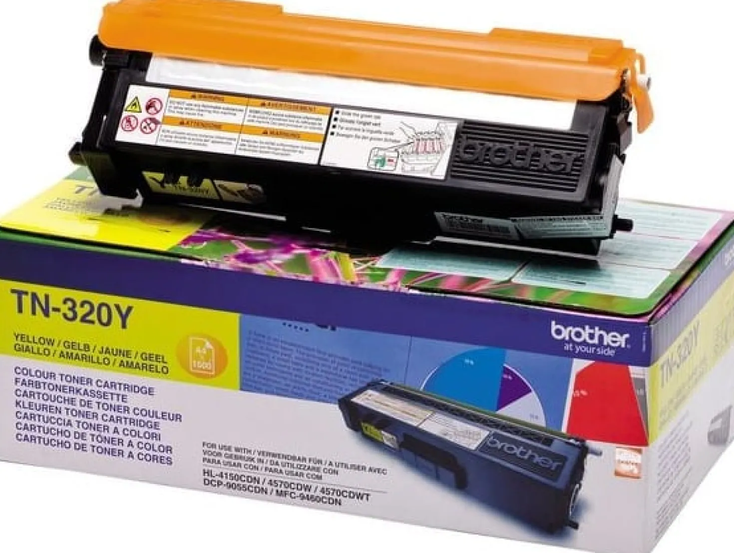 Lasertoner Brother TN-328Y gul