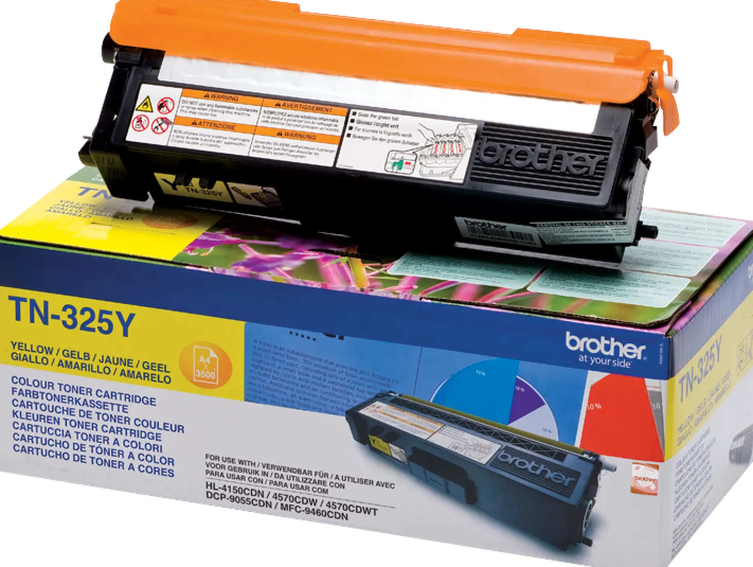 Lasertoner Brother Tn-325Y Gul