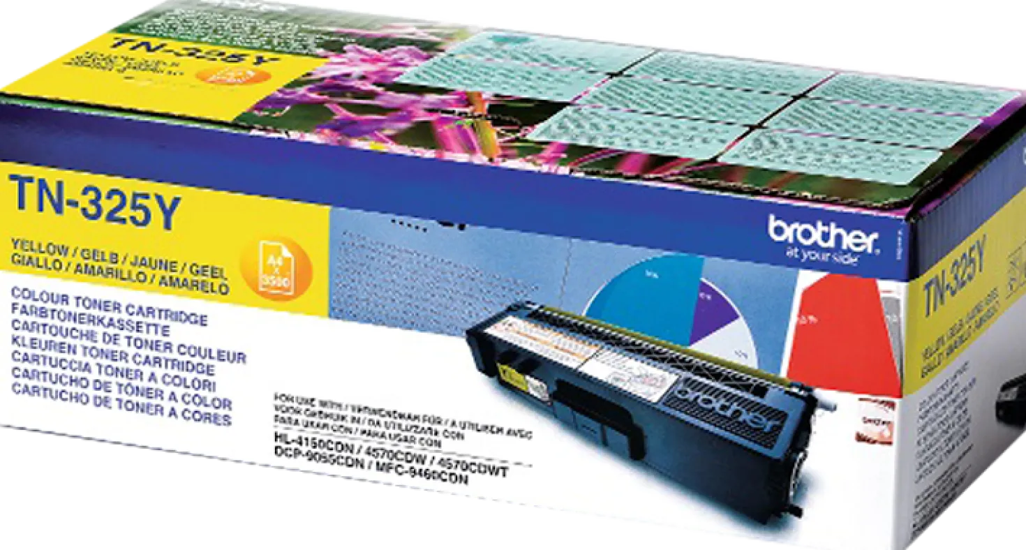 Lasertoner Brother Tn-325Y Gul