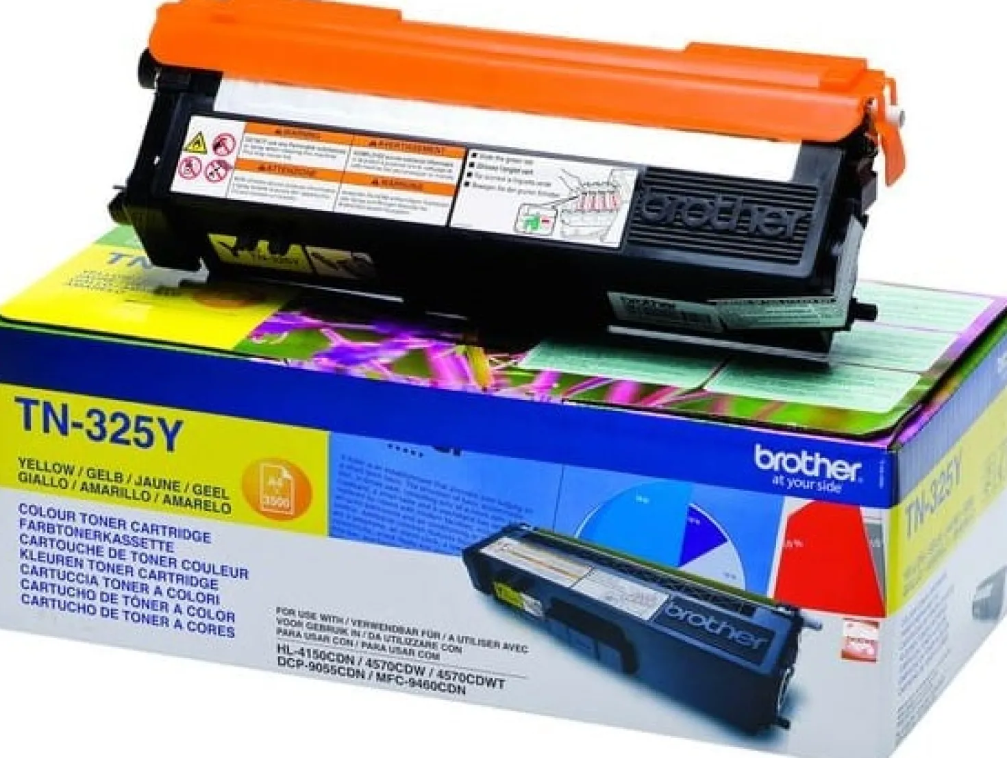 Lasertoner Brother Tn-325Y Gul