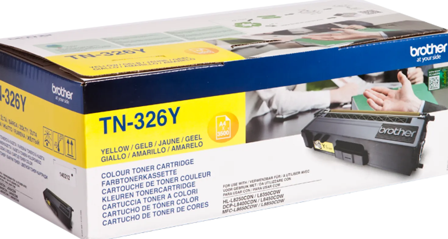 Lasertoner Brother TN-326Y gul