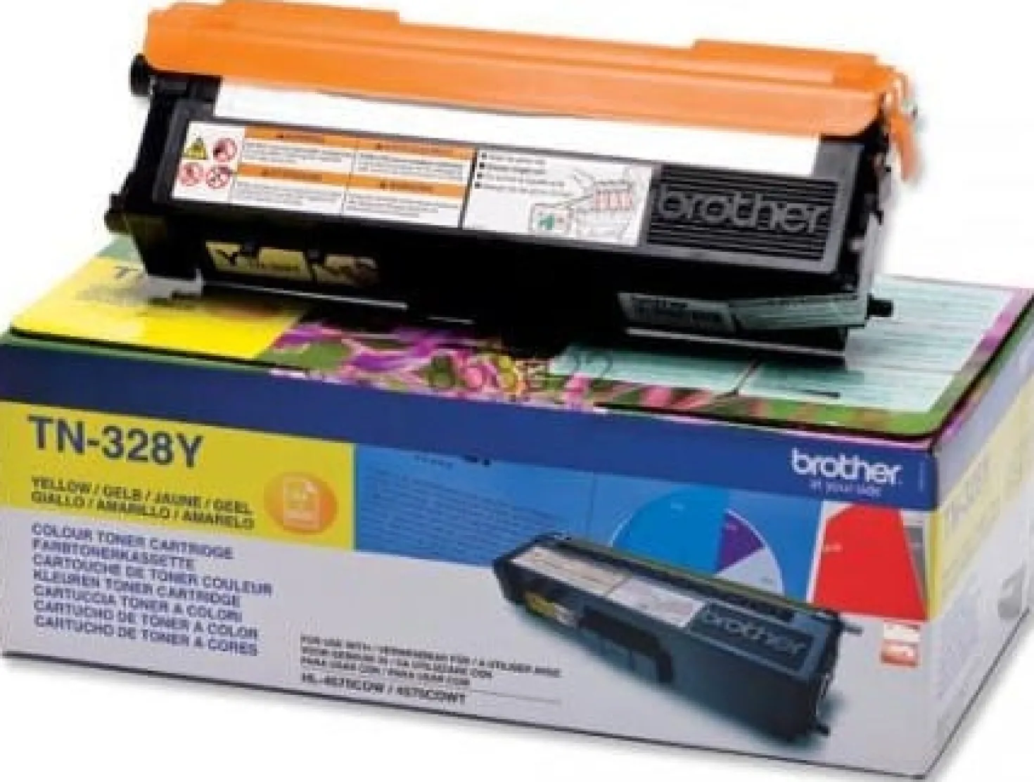 Lasertoner Brother TN-328Y gul