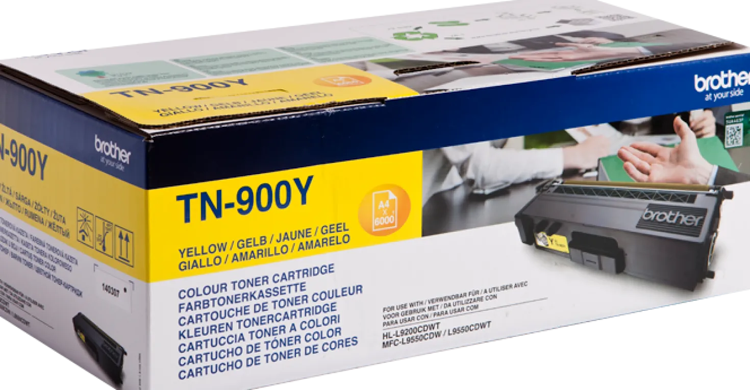 Lasertoner Brother TN-900Y gul
