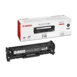 Lasertoner Canon 718Bk Svart