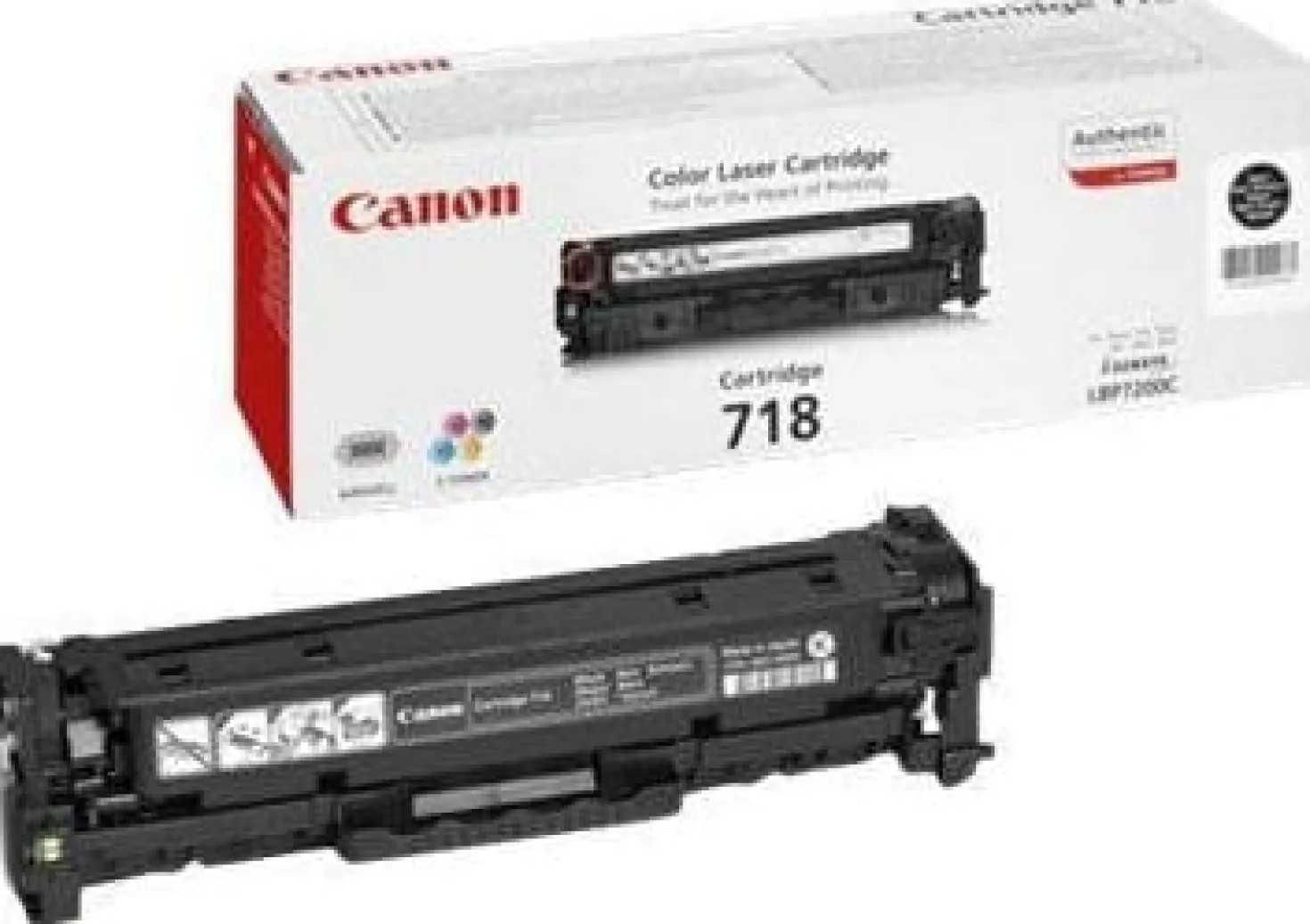 Lasertoner Canon 718Bk Svart