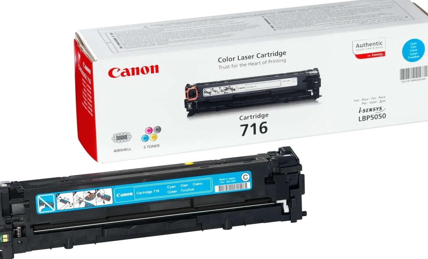 Lasertoner Canon 716C cyan