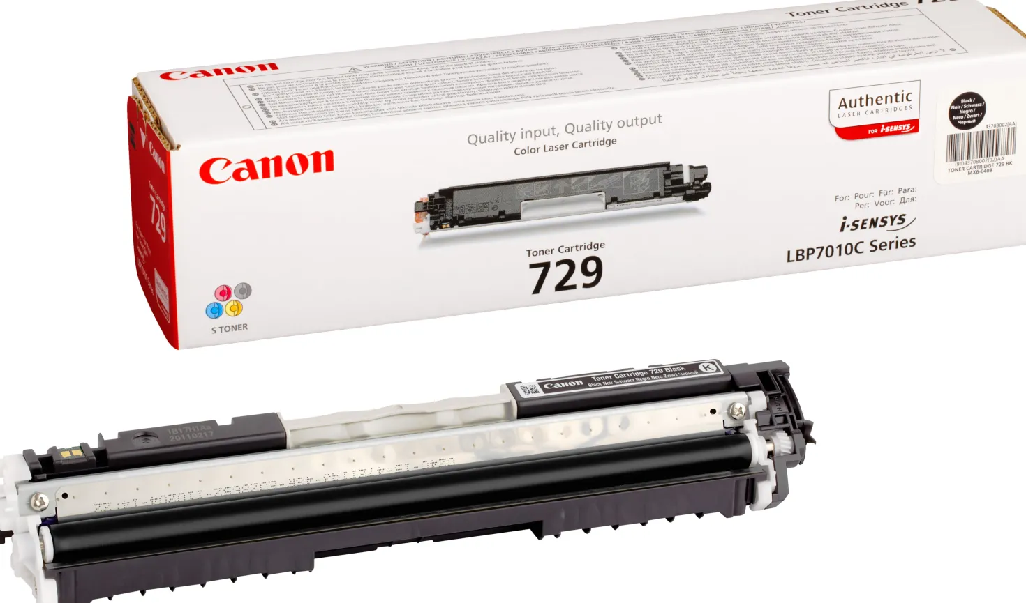 Lasertoner Canon CRG729 Svart