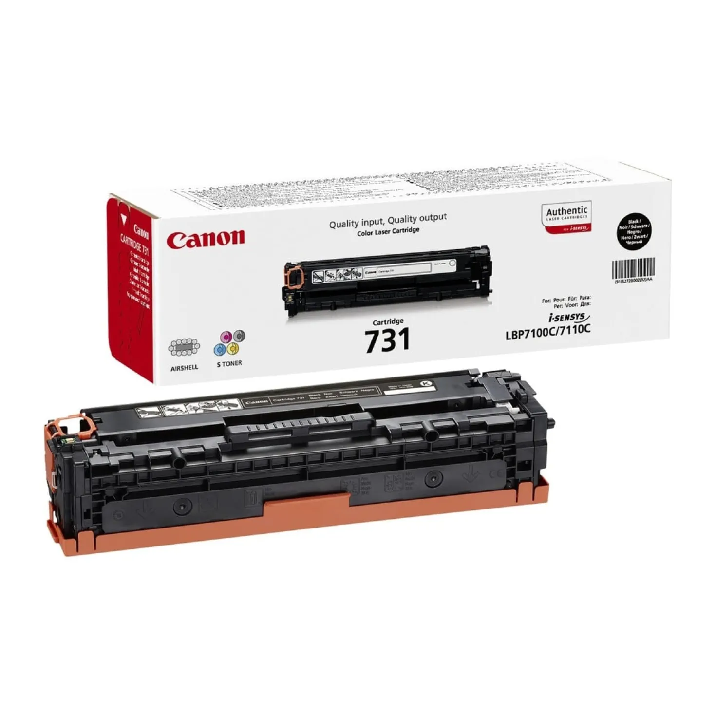 Lasertoner Canon CRG731 Svart