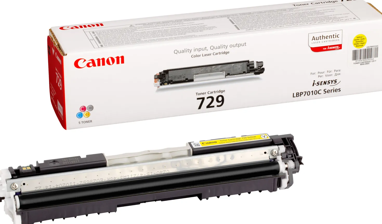 Lasertoner Canon CRG729 Yellow