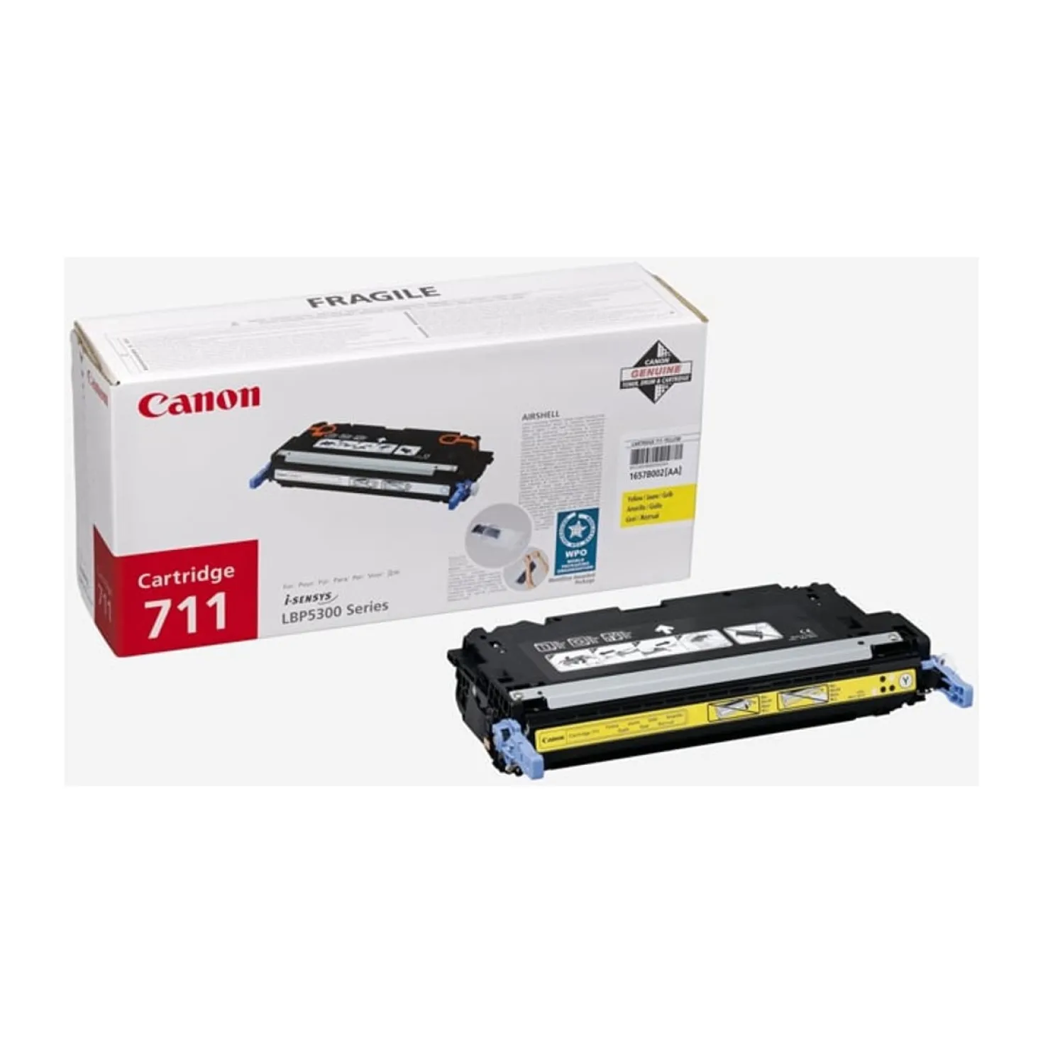 Lasertoner Canon 711 gul