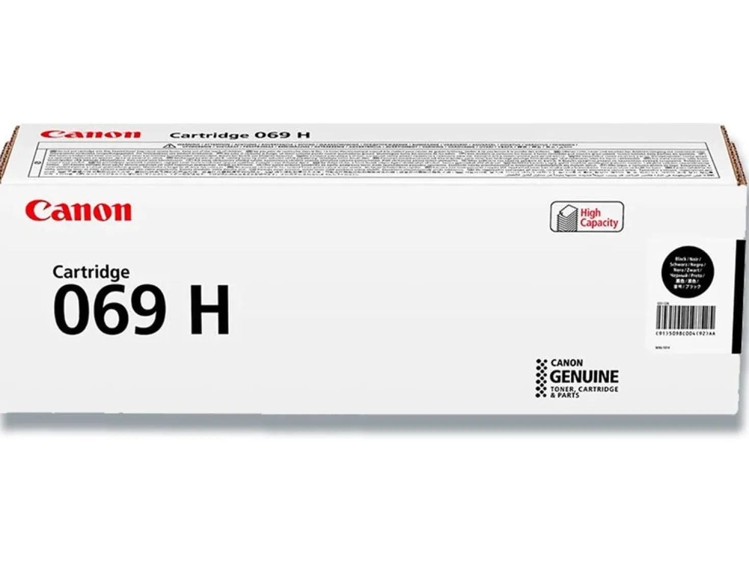 Lasertoner Canon 069 H BK svart