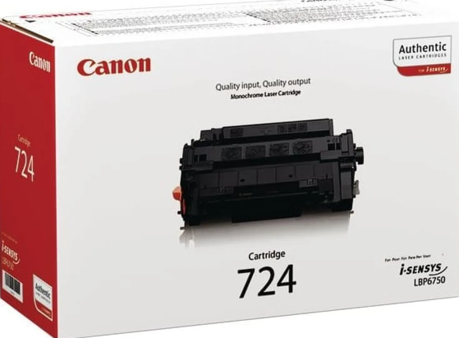Lasertoner Canon Svart CRG 724