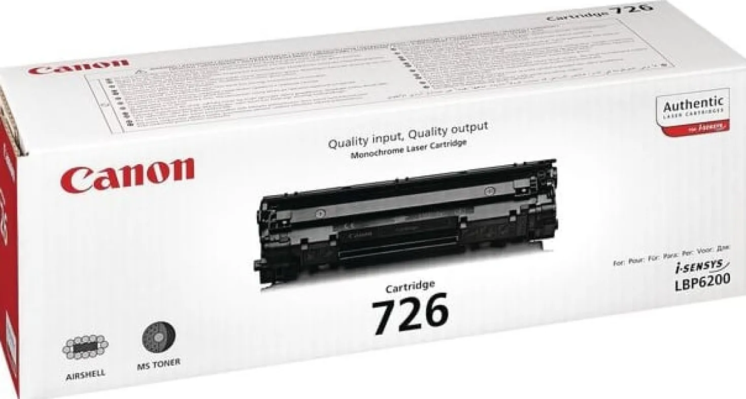 Lasertoner Canon svart CRG 726