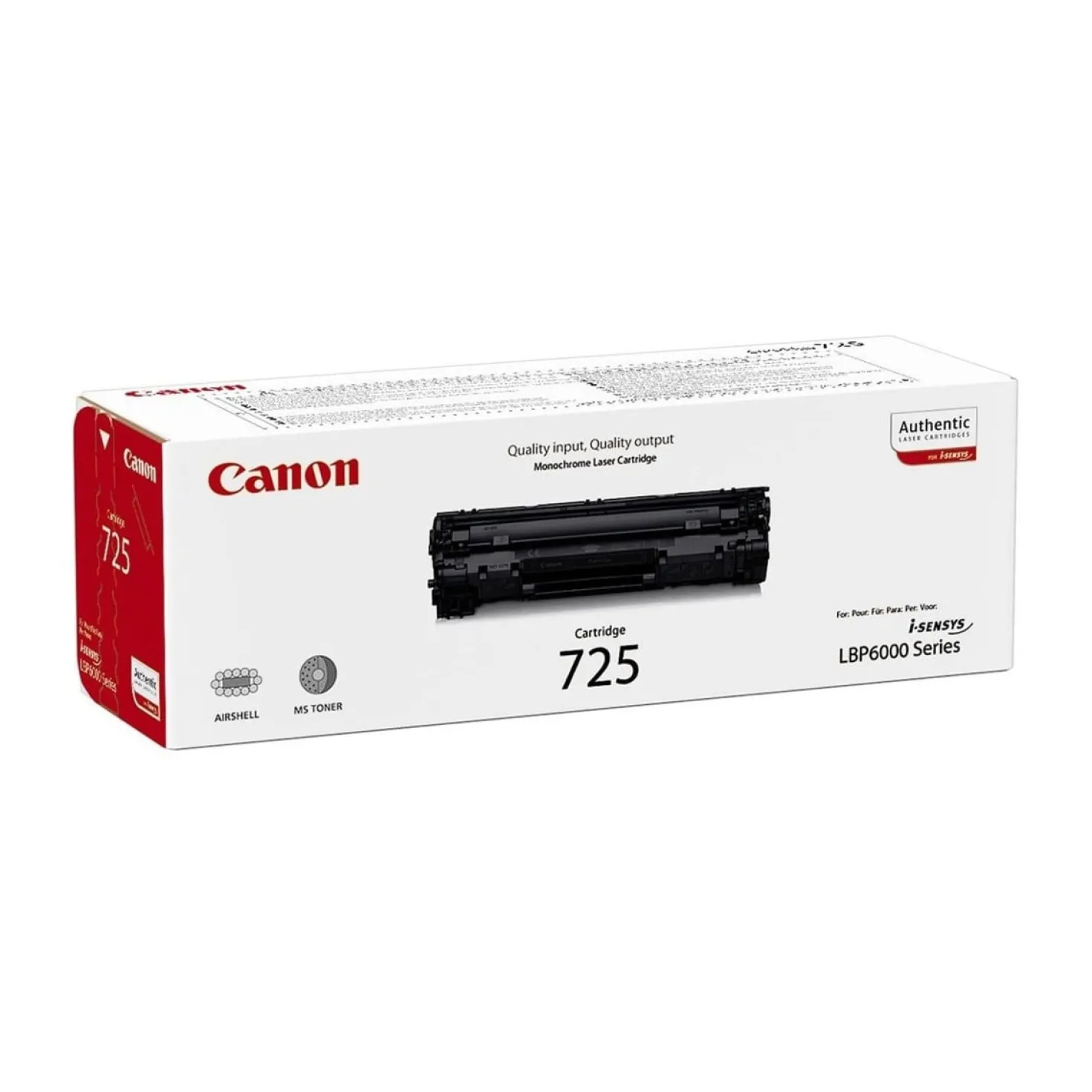 Lasertoner Canon Svart Crg 725