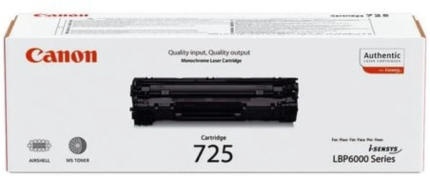 Lasertoner Canon Svart Crg 725