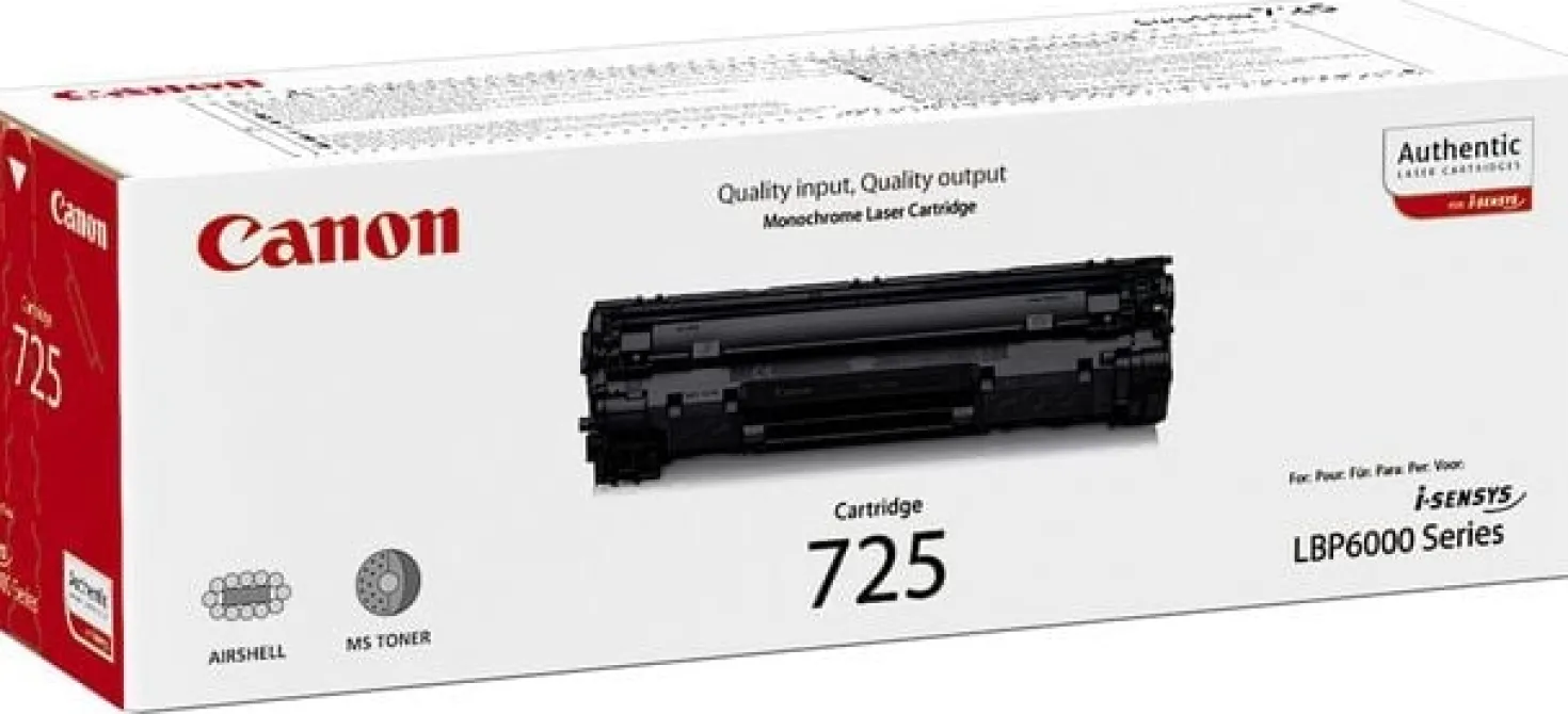 Lasertoner Canon Svart Crg 725