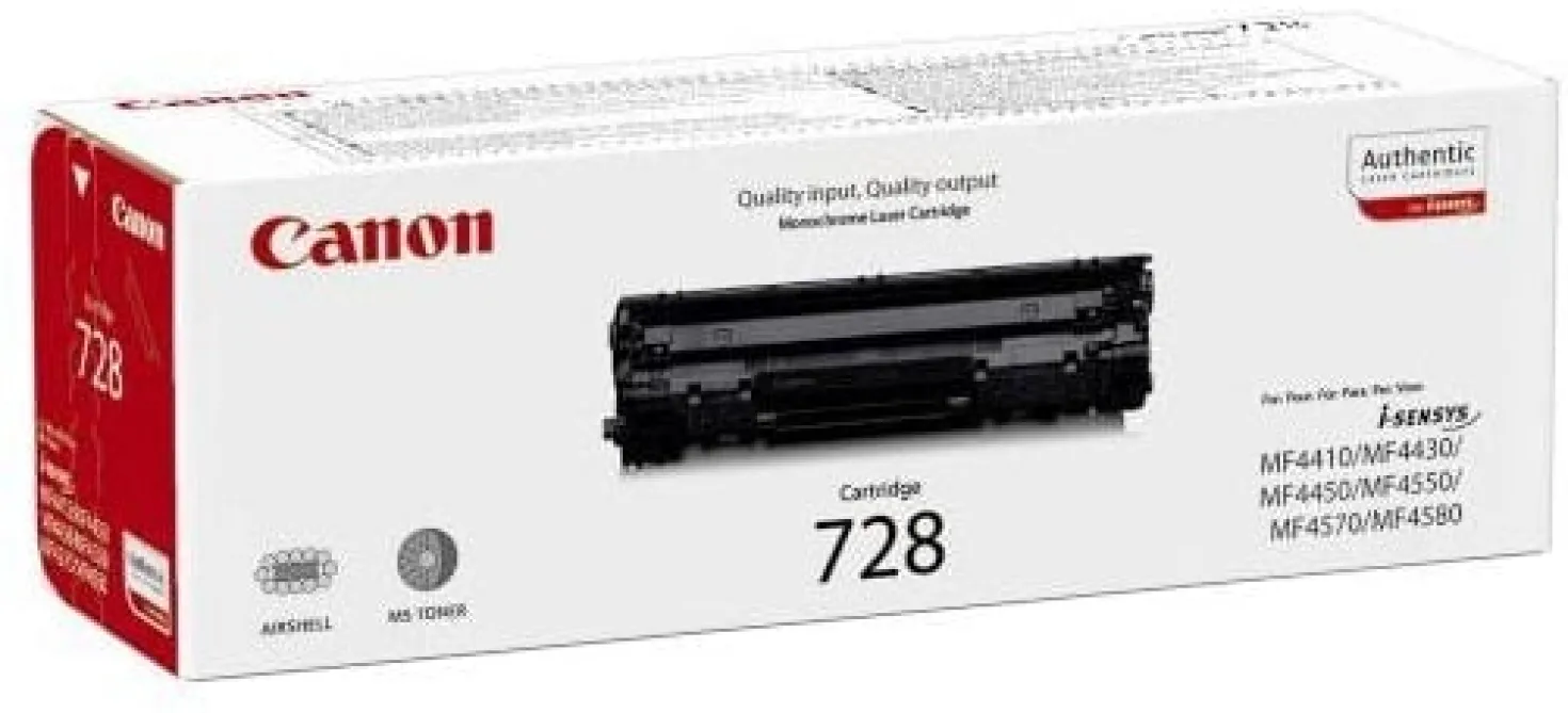 Lasertoner Canon Svart Crg 728