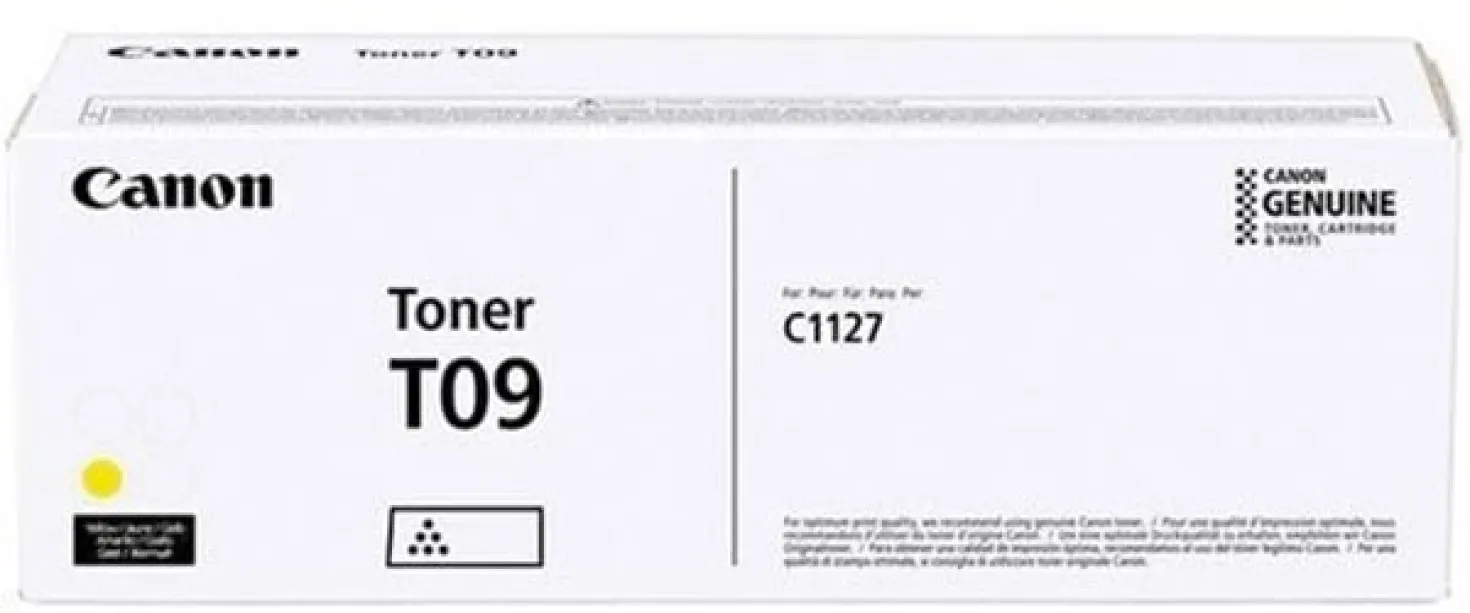 Lasertoner Canon T09 gul