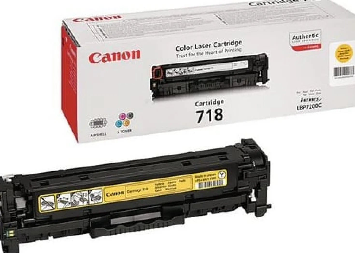 Lasertoner Canon 718Y Gul