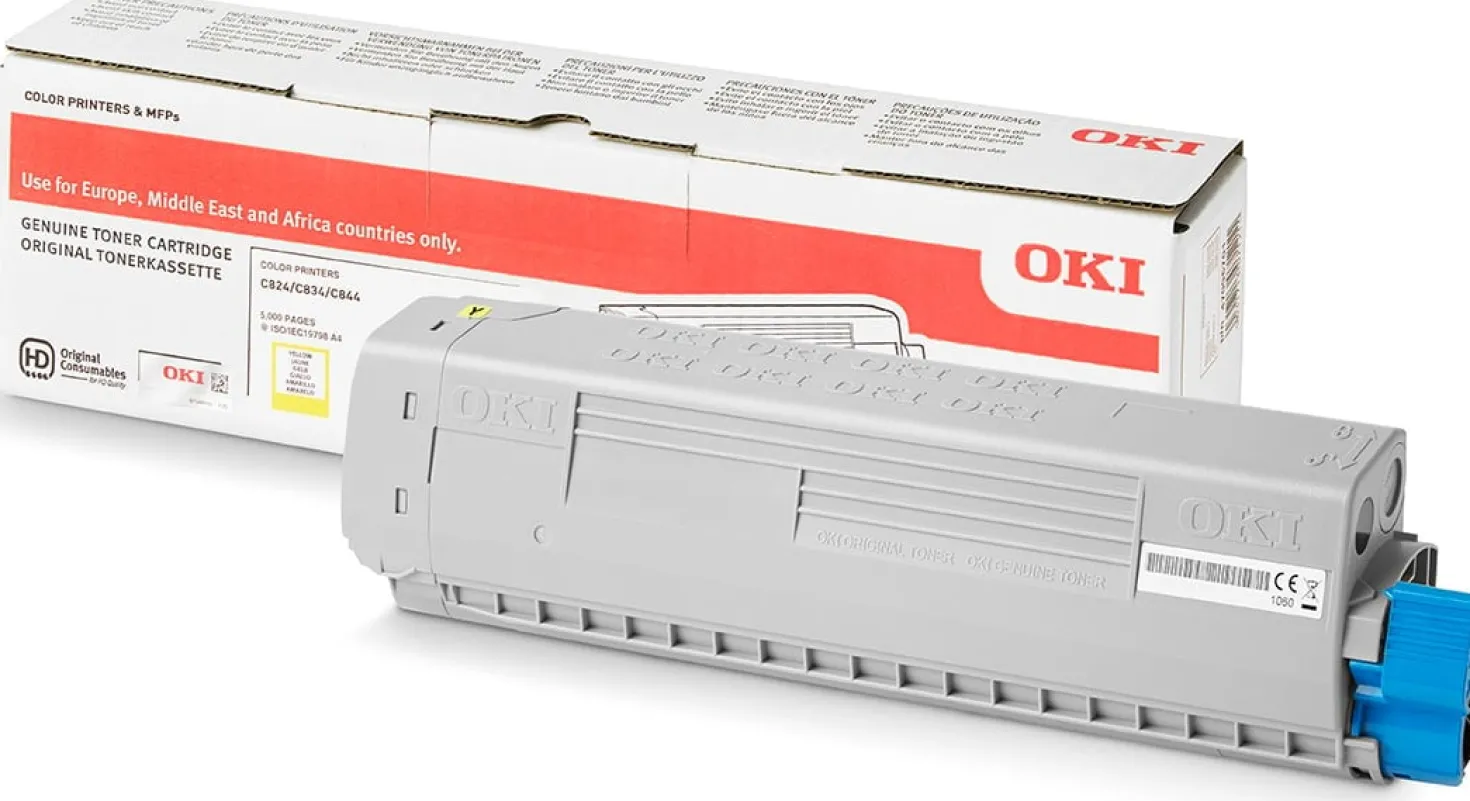 Lasertoner C824 gul