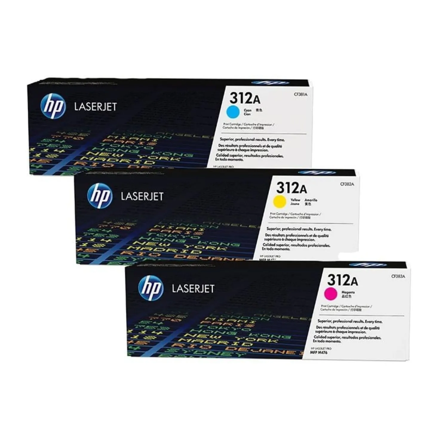 Lasertoner Hp 312A C/M/Y