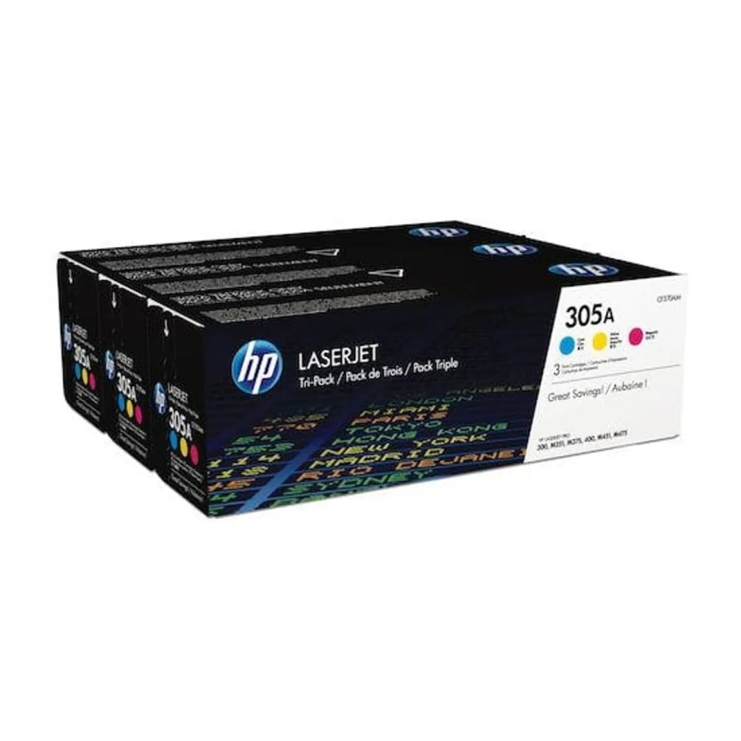 Lasertoner Hp 305A C/M/Y