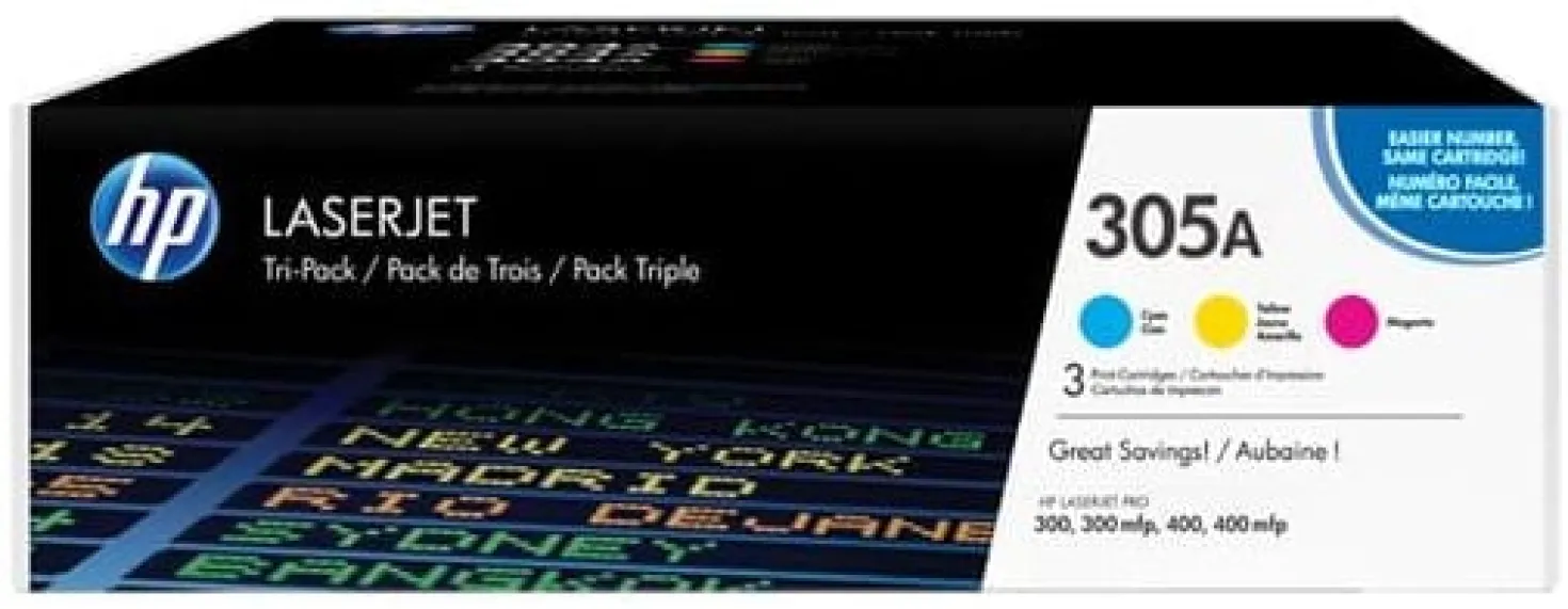 Lasertoner Hp 305A C/M/Y