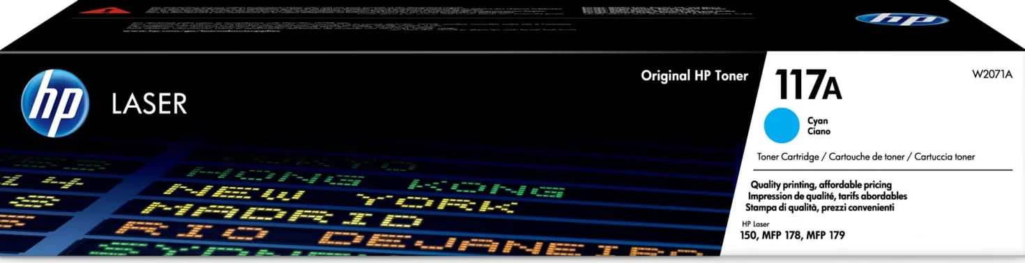 Lasertoner HP 117A cyan
